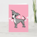 Search for italian greyhound cards Cartoon