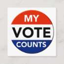 Recherche de candidate business cards Élection