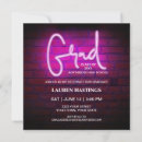 Search for neon graduation invitations High school