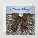 Search for brown baby shower invitations Blue