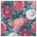 Search for lily flower fabric White