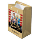 Search for red and white snowflakes gift bags Simple