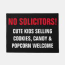 Search for unwelcome doormats No solicitors