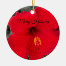 Search for hibiscus ornaments Red