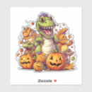 Recherche de dinosaure effrayant autocollants Halloween