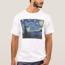 Search for starry night tshirts Moon