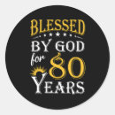 Search for birthday blessing stickers 80 years