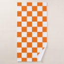 Search for orange and white bath towels Pattern