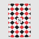 Search for red and black golf towels Pattern