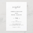 Search for plain wedding invitations Script