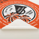 Search for black and orange blankets Cheerleader