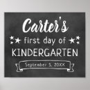 Search for first day of kindergarten gifts Chalkboard