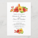 Search for hibiscus wedding invitations Botanical
