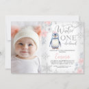 Recherche de penguin invitations Hiver onederland