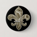 Search for gold fleur de buttons Graphic design
