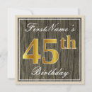 Search for 45 square invitations 45 years old