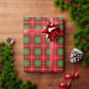 Search for red plaid christmas wrapping paper Modern