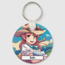 Search for country style keychains Cowgirl