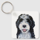 Search for doodling keychains Bernedoodle