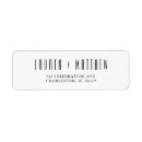 Search for address return labels weddings Minimal
