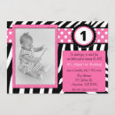 Search for zebra print and pink invitations Dots