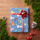 Search for winter forest animal wrapping paper For kids