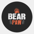 Search for bear paw prints stickers Nature