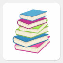 Search for stack of books stickers Blue