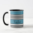 Search for grey and white stripes mugs Teal