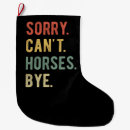 Search for equestrian christmas stockings Horses
