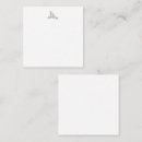 Search for grey vertical note cards Monogrammed
