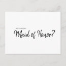 Search for maid of honor invitations Simple