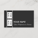 Recherche de filmstrip cartes visite Noir