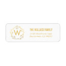 Search for wreath return address labels Modern