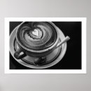 Search for cafe posters Black and white photography