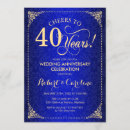 Search for blue damask wedding invitations Gold