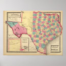 Search for texas counties map posters Shown