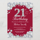 Search for burgundy 21st birthday invitations Twenty one birthday