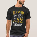 Search for 42 year anniversary tshirts Birthday