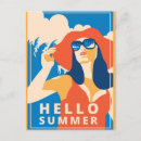 Recherche de vintage summer cartes postales Rétro