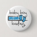 Search for expecting mum buttons Blue