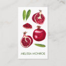 Recherche de fruité cartes visite Fruits