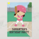 Search for girls softball invitations Cute