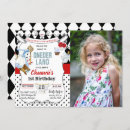Search for alice in wonderland 1st birthday invitations Tea party