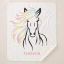 Search for childrens horse blankets Blue