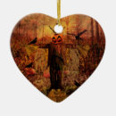 Search for scarecrow ornaments Halloween