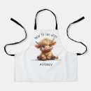 Search for highland cow aprons Farm animal