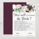 Search for how well do you know invitations Burgundy