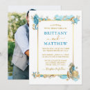 Recherche de de de corail mariage invitations Turquoise