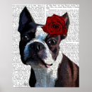 Recherche de boston terrier posters Fleurs